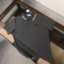 프라다 캐주얼 라펠 폴로 셔츠 (해외배송)