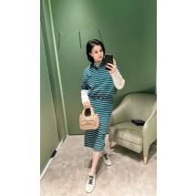 프라다 P 그린 스트라이프 슈트 (해외배송)