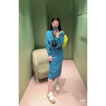 프라다 P 블루 스트라이프 슈트 (해외배송)