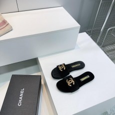 샤넬 스웨이드 플랫 슬리퍼 (해외배송)