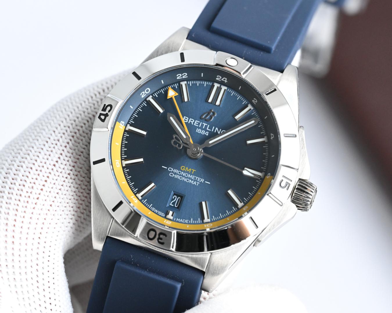 브라이틀링 BREITLING 기계식 크로노그래프 시리즈 크로노맷 오토매틱 GMT 40 (해외배송)