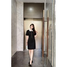 루이비통 라펠 반팔 원피스 (해외배송)