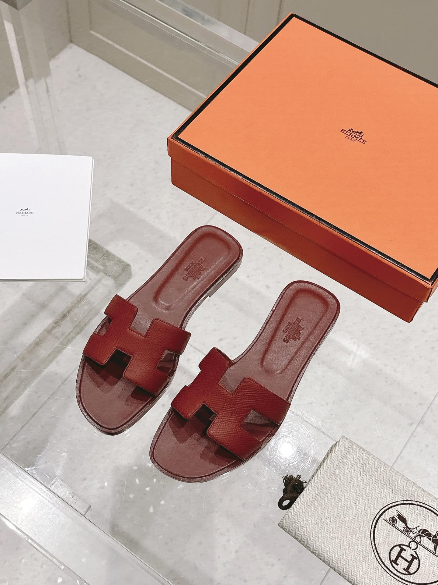 에르메스 H 슬리퍼 (해외배송)