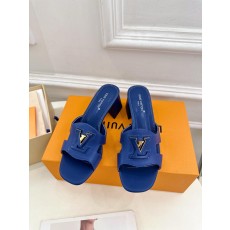 루이비통 V자형 스퀘어힐 홀로우 슬리퍼 (해외배송)