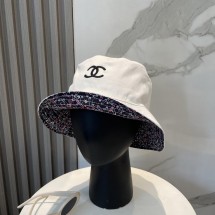 샤넬 양면 자수 버킷햇 (해외배송)