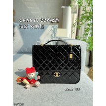 샤넬 22K 페이턴트 레더 백팩 (해외배송)