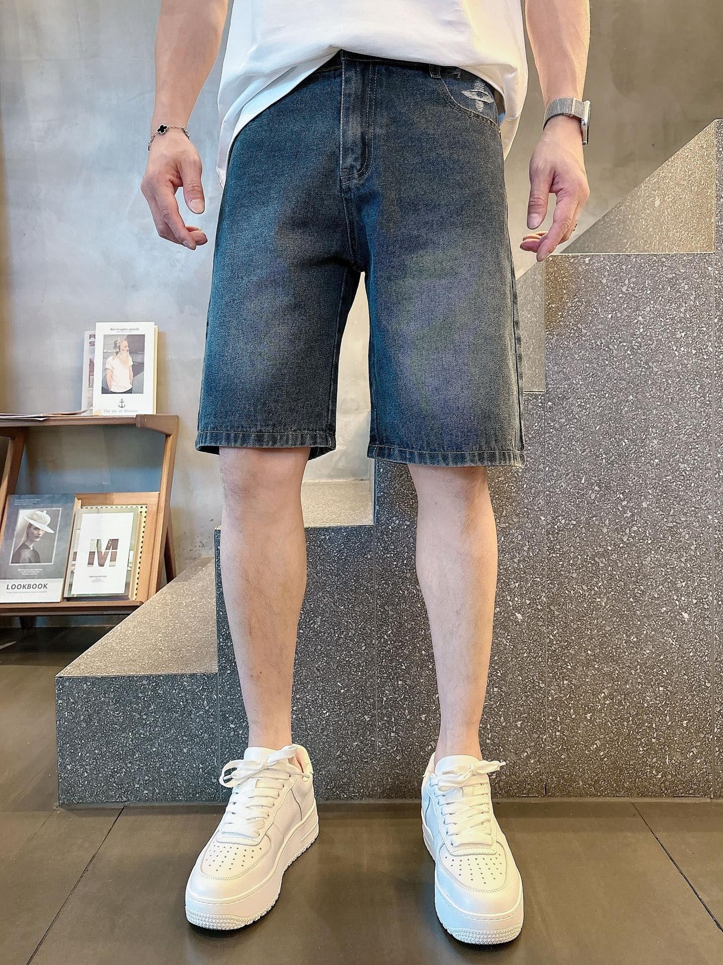 루이비통 데님 반바지 (해외배송)
