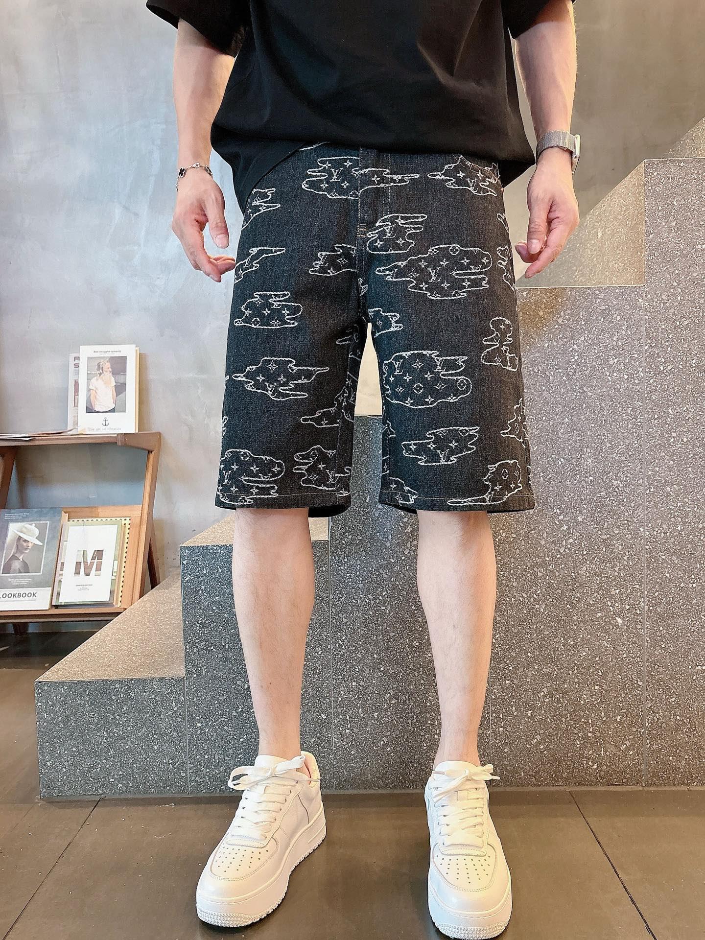 루이비통 데님 반바지 (해외배송)