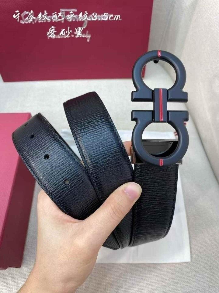 페레가모 간치니 빚살무늬 흑바클 (국내배송)