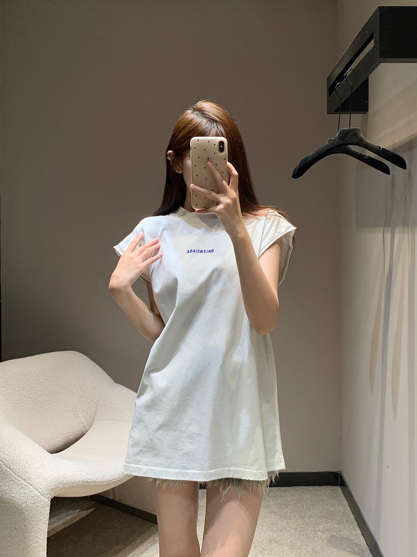 발렌시아가 슬리브리스 탑 (해외배송)