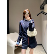 미우미우 블루 플레드 셔츠+반바지 세트 (해외배송)