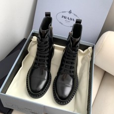 프라다 지퍼 레이스업 마틴 부츠 (정품급 해외배송)