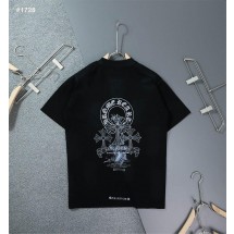 크롬하츠 CH 레이어 크로스 워싱 반팔 티셔츠 (국내배송)