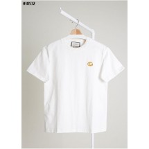 구찌 GG 자수 로고 화이트 코튼 저지 티셔츠 (국내배송)