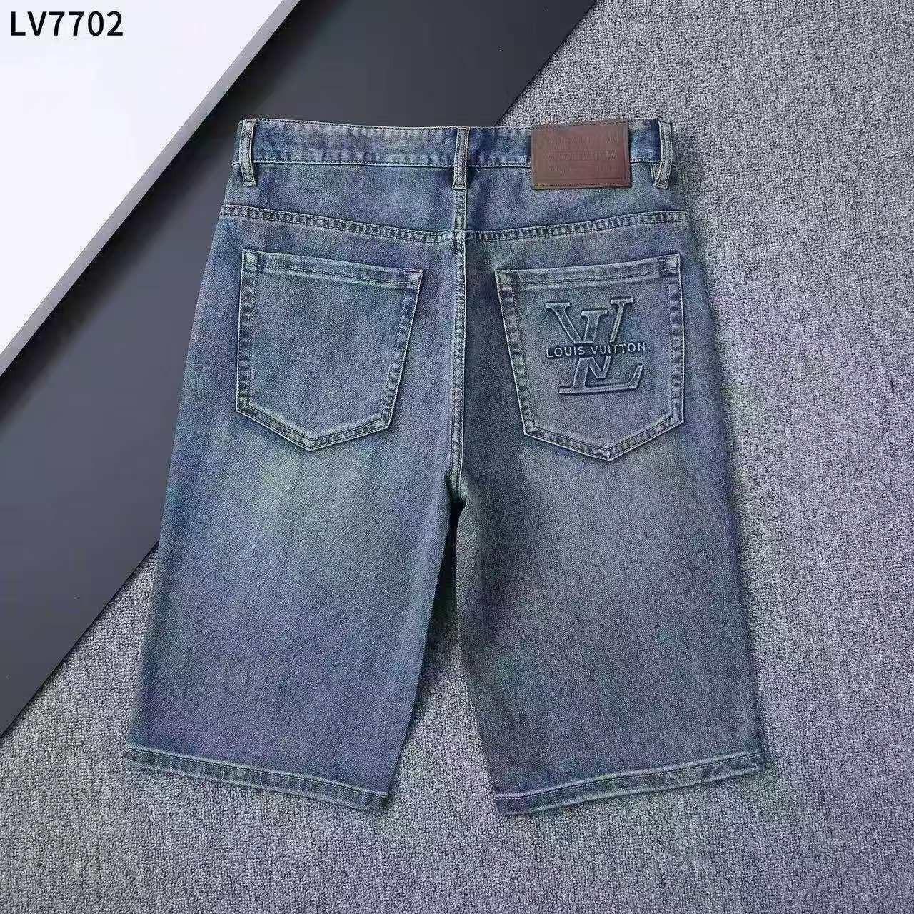 루이비통 3D 엠보 데님 쇼트팬츠 (국내배송)