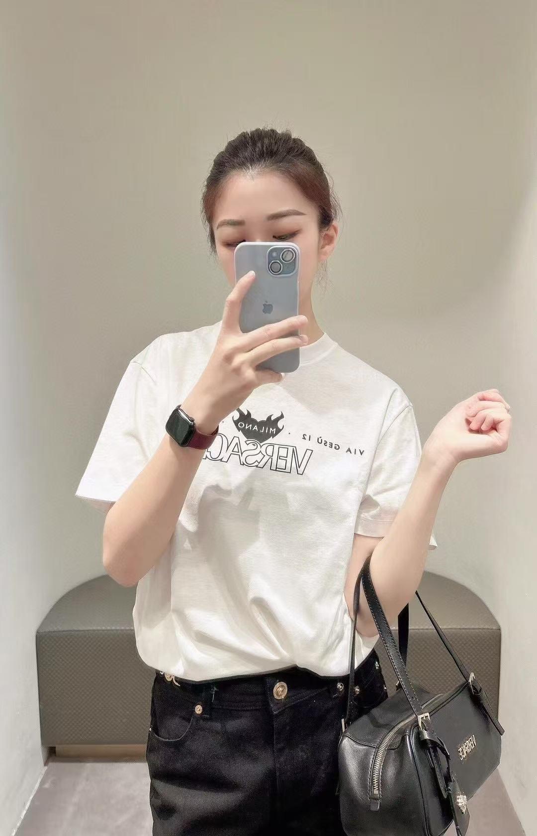 베르사체 프린트 반팔 (해외배송)
