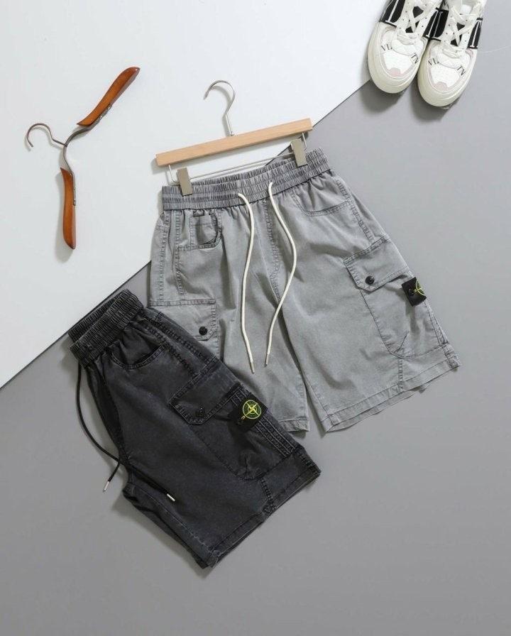 스톤아일랜드 버뮤다 와펜 카고 하프팬츠 (국내배송)