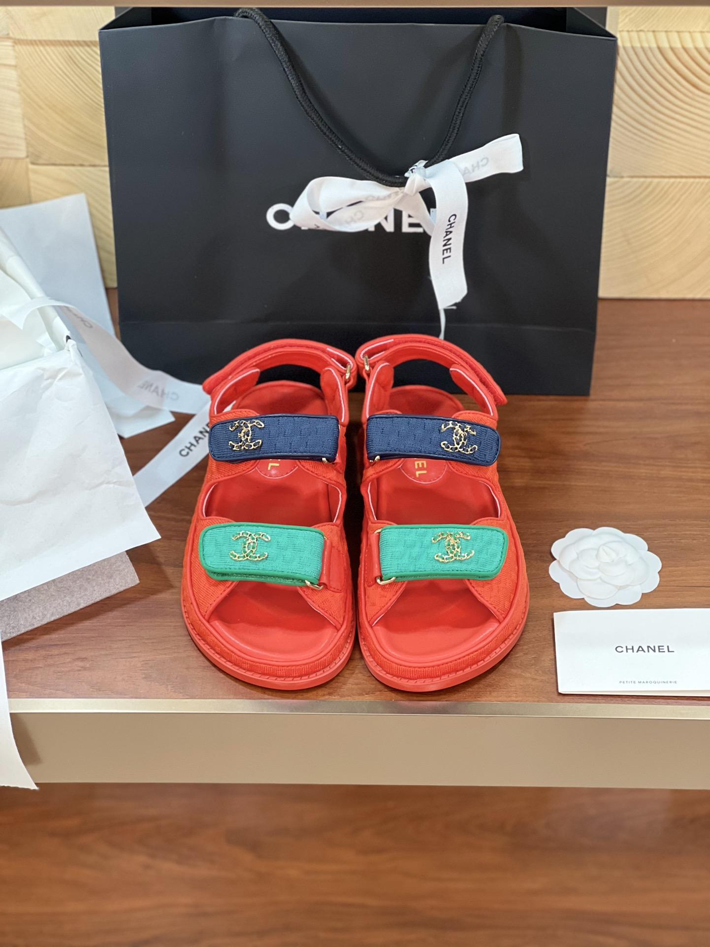 샤넬 벨크로 샌들 (해외배송)