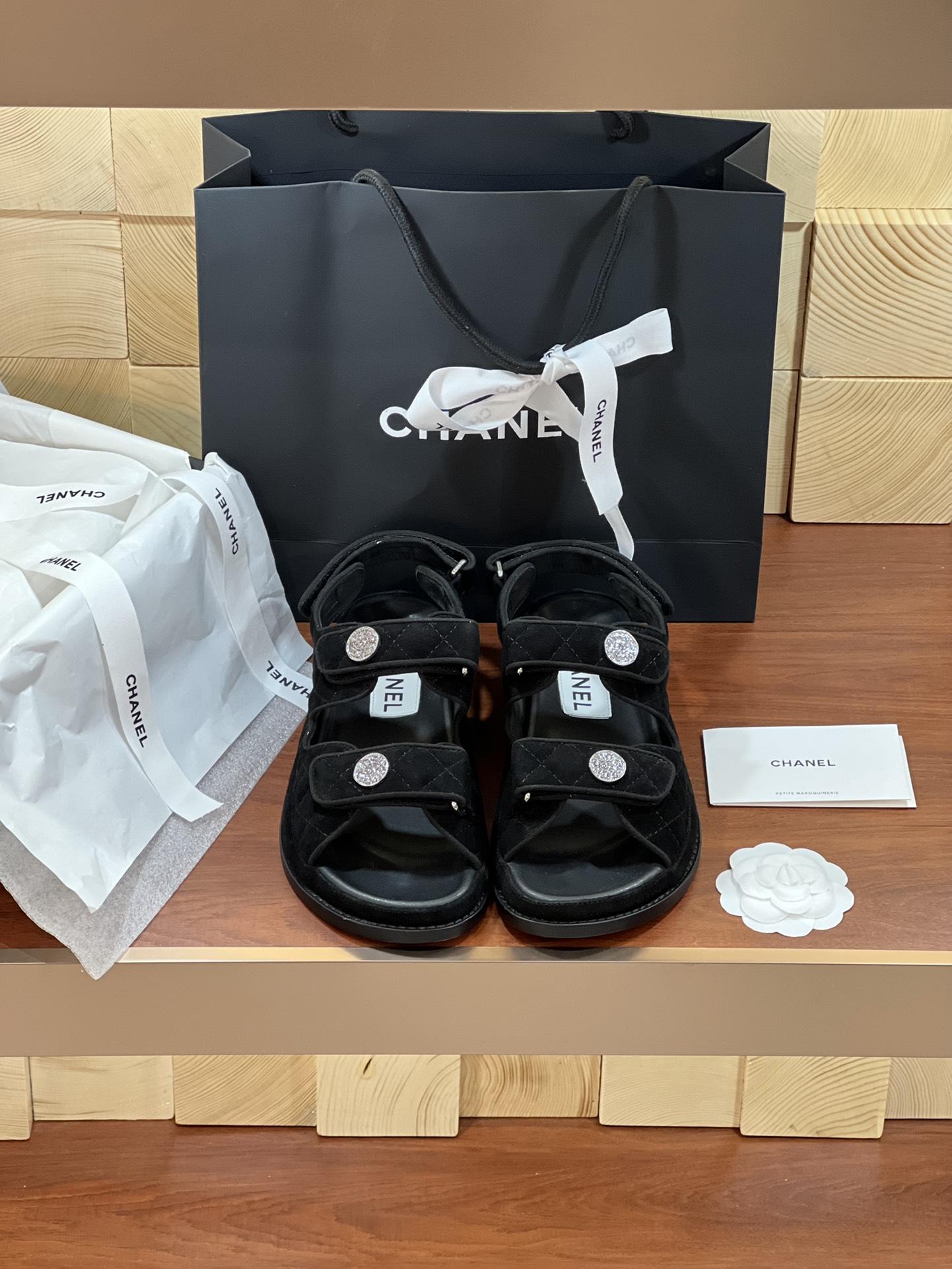 샤넬 벨크로 샌들 (해외배송)