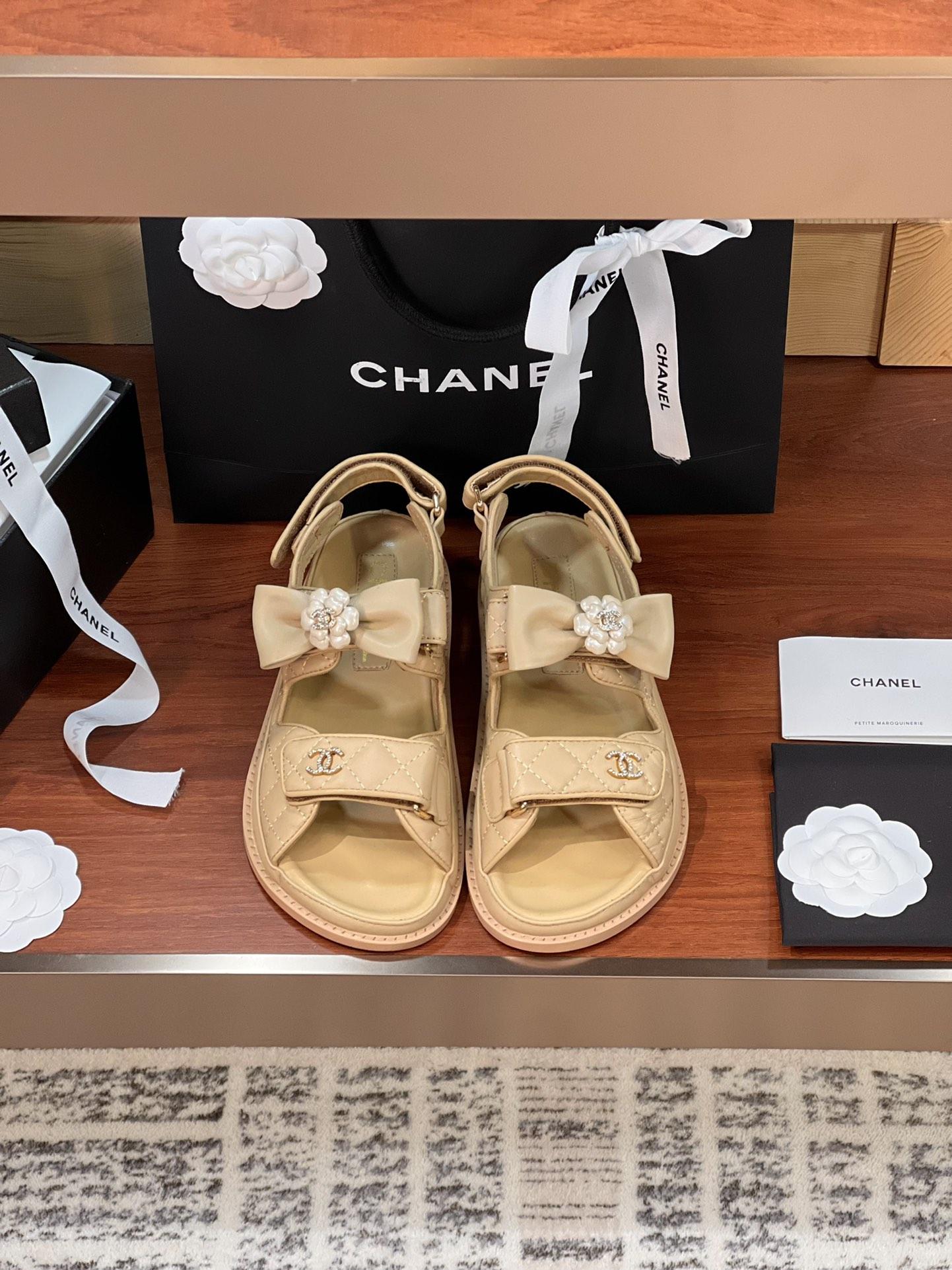 샤넬 벨크로 샌들 (해외배송)