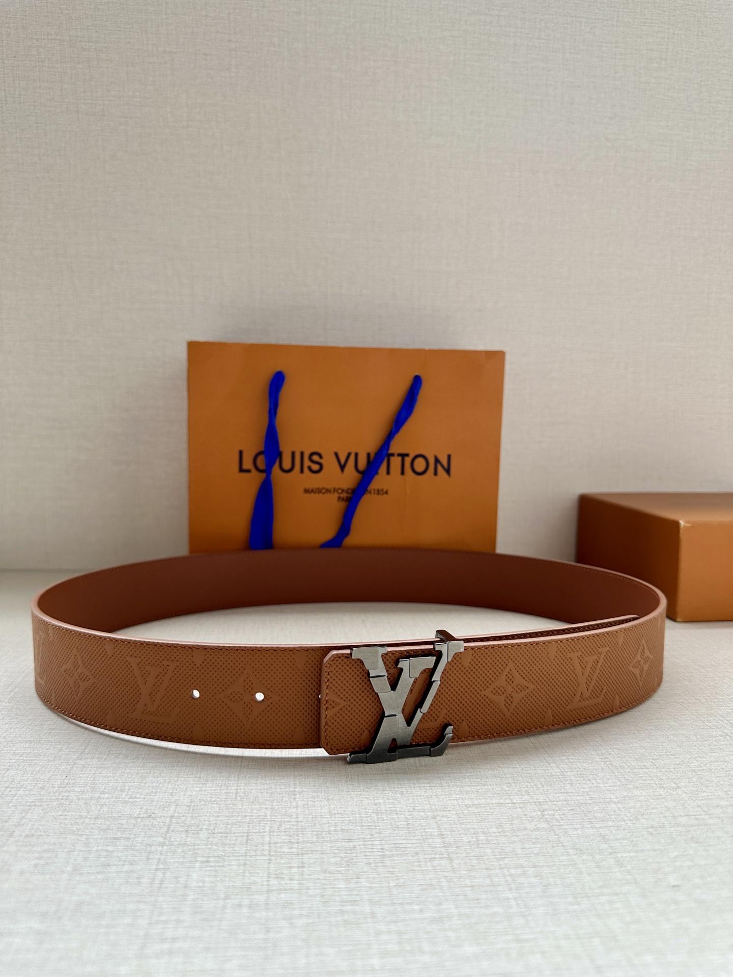 루이비통 4.0 와이드 LV 섀도우 벨트 (해외배송)
