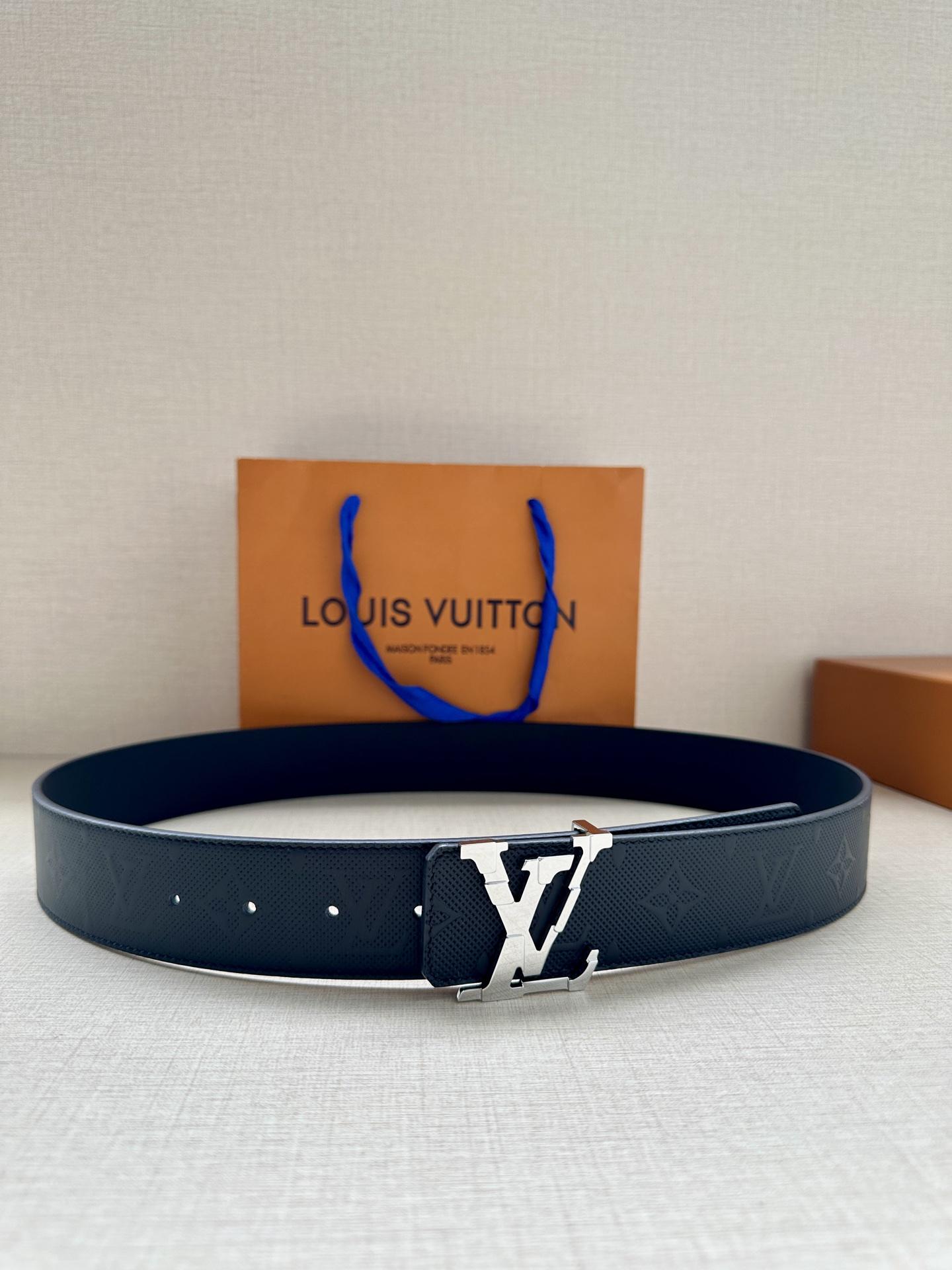 루이비통 4.0 와이드 LV 섀도우 벨트 (해외배송)