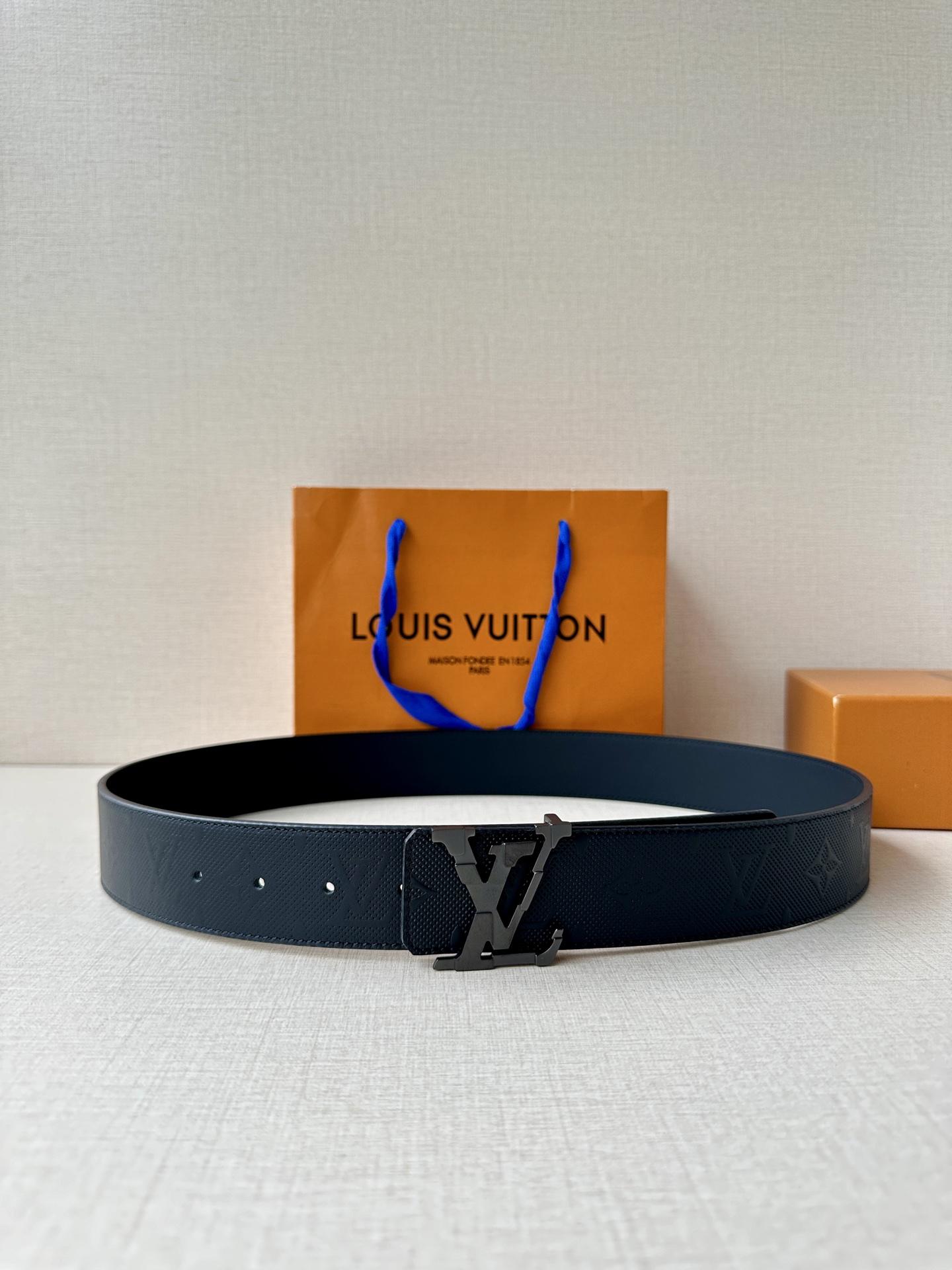 루이비통 4.0 와이드 LV 섀도우 벨트 (해외배송)