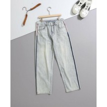 몽클레어 사이드 라인 워싱 데님 진 (국내배송)