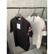 몽클레어 암밴딩 카라니트반팔 (국내배송)