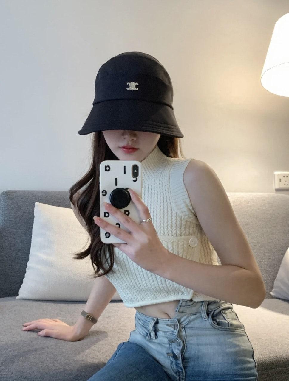 셀린느 데일린 자외선 차단 와이드 챙 벙거지 (국내배송)