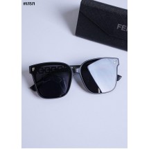 펜디 FF 스틸 프레임 오버사이즈 뿔테 선글라스 (국내배송)