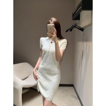 루이비통 올드 플라워 다이아몬드 반팔 원피스 (해외배송)