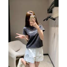 알렉산더왕 레터링 라운드넥 반팔 (해외배송)