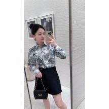 디올 이루 프린트 바디 타이 셔츠 (해외배송)