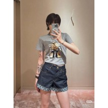 루이비통 회색 로봇 패턴 반팔 (해외배송)