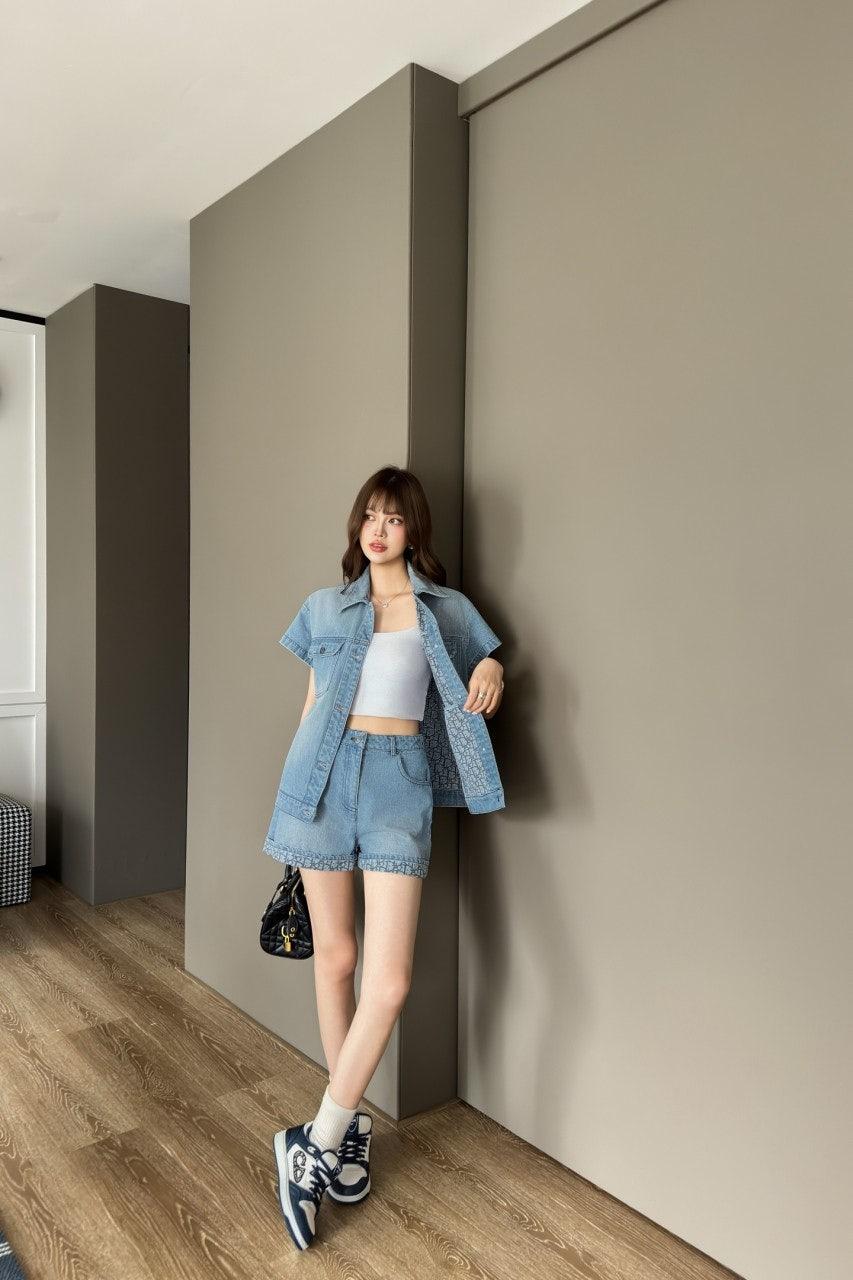 디올 벌 데님 반바지 (해외배송)
