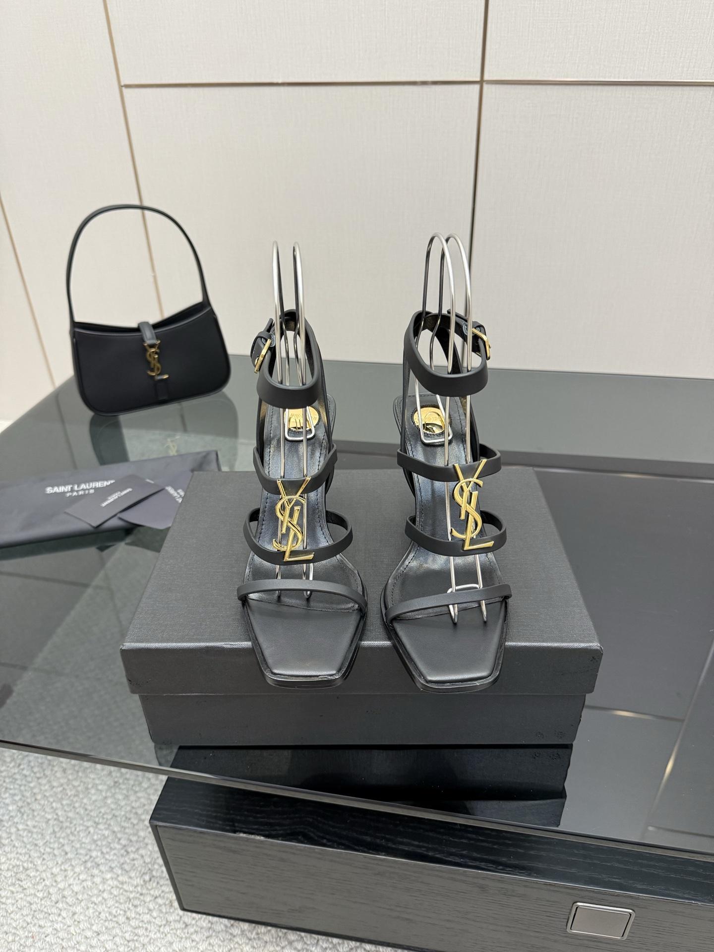 입생로랑 웨지힐 피프토 샌들 (해외배송)